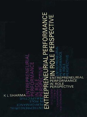 cover image of Enterpreneurial Perfomance in Role Perspective